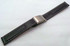 Poljot Leather Strap18mm Black/White-Pol.18.L.S.Bk.W