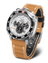 Vostok-Europe systema periodicum zuurstof mecha-kwarts chronograaf horloge vk67-650a722
