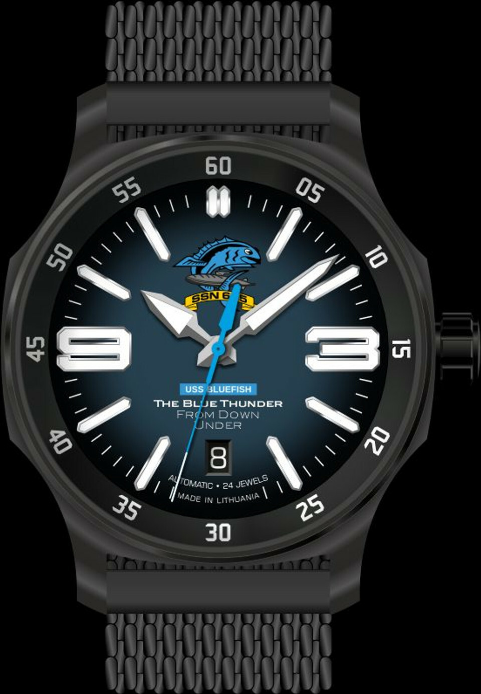 Reloj ssn 675 uss bluefish