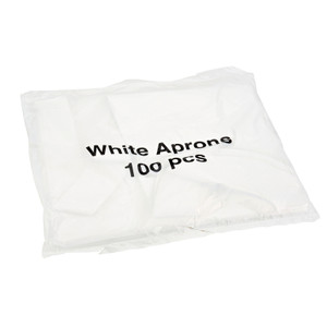 Disposable Aprons 100 Pack (Choose Colour) Disposable Aprons 100 Pack (Choose Colour)