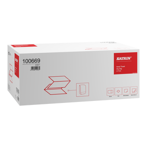 Katrin White Interfold 1 Ply Hand Towels (5000 Per Case)