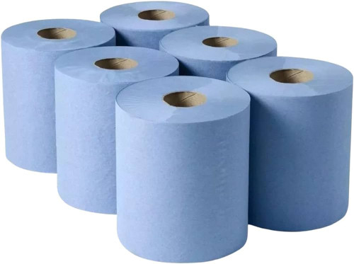 Blue Centrefeed 2ply (6 Rolls x 150m)