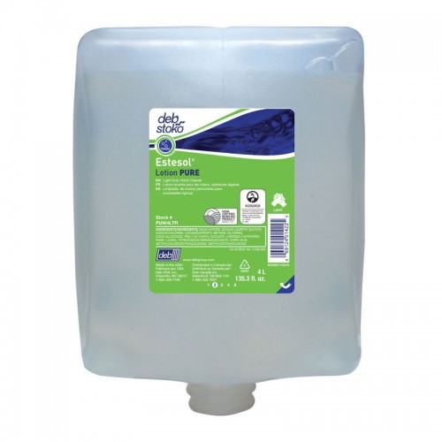 Estesol Lotion Pure (Deb Pure Wash Lotion) 4 x 4L (PUW4LTR)