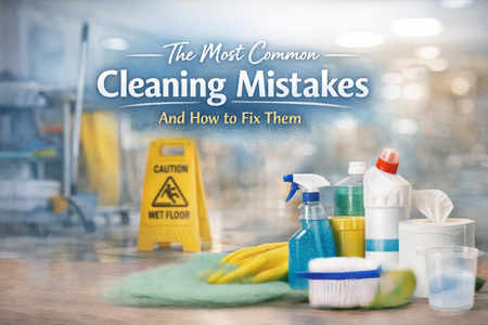 The Most Common Cleaning Mistakes And How to Fix Them