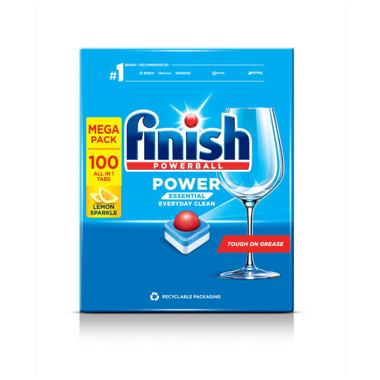 Finish Dishwasher Tablets - Power Lemon (Box of 100)