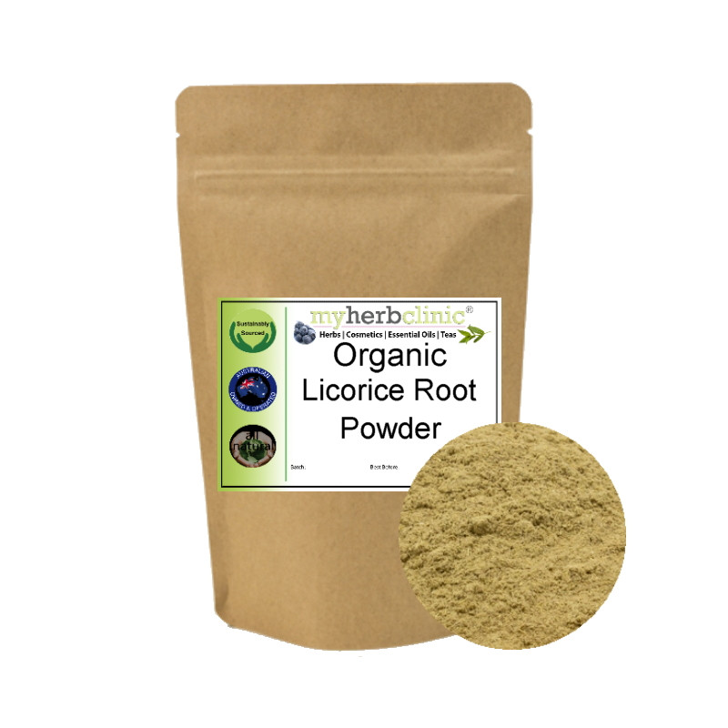 MY HERB CLINIC ® ORGANIC LICORICE ROOT POWDER NATUROPATHICALLY PREPARED