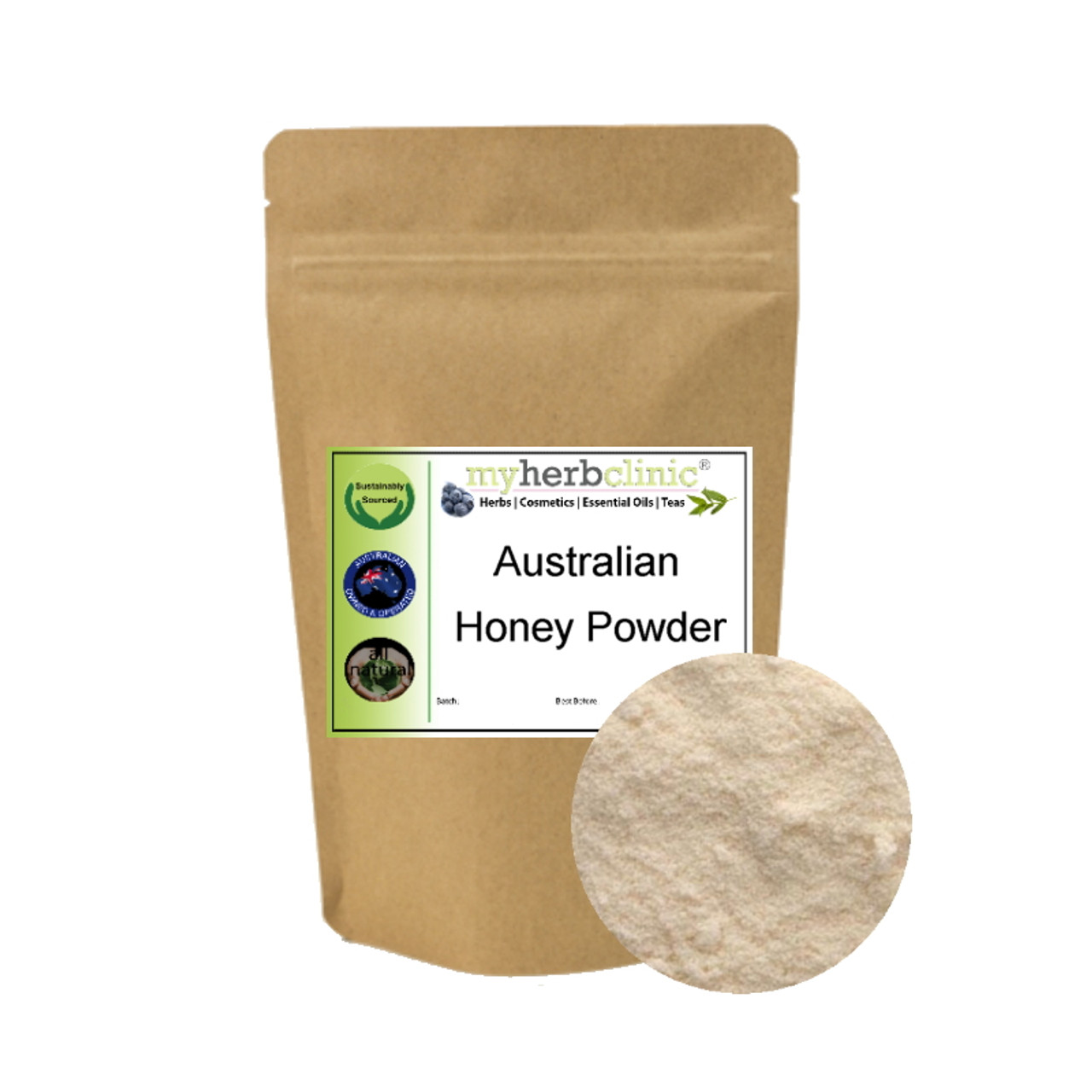MY HERB CLINIC ® HONEY POWDER NATURAL AUSTRALIA PREMIUM QUALITY