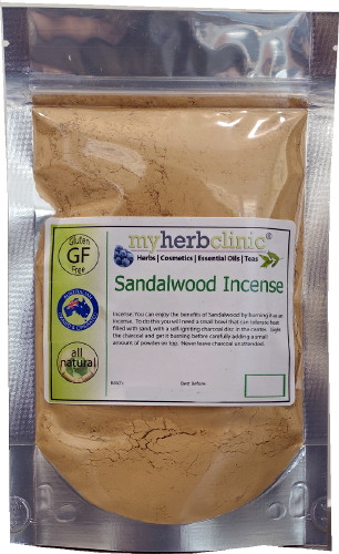 MY HERB CLINIC ® REAL 100 SANDALWOOD POWDER INCENSE PREMIUM BEST