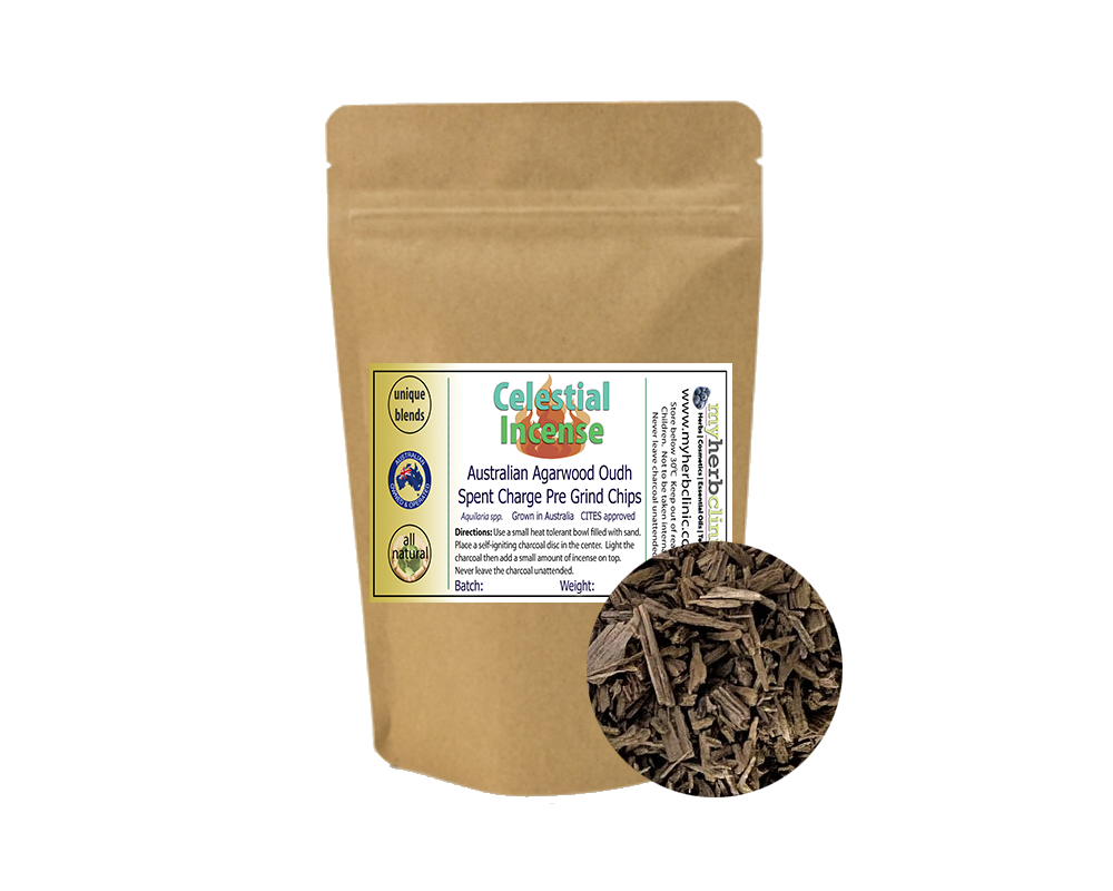 MY HERB CLINIC ® AUSTRALIAN AGARWOOD AGAR CHIPS INCENSE MEDITATION