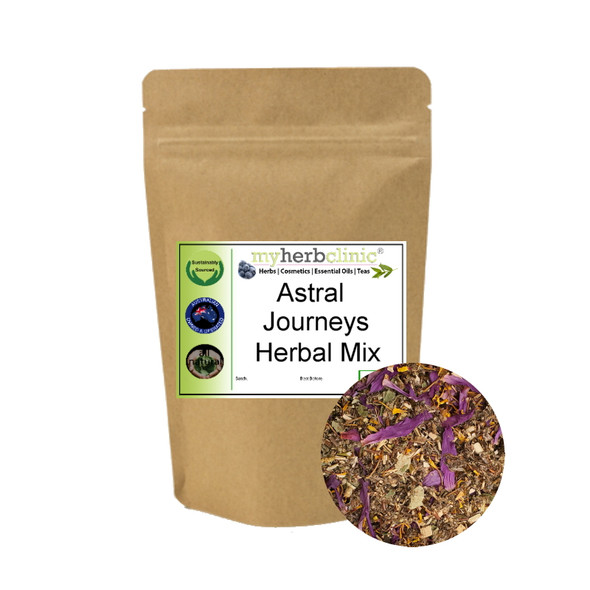 MY HERB CLINIC ® ASTRAL JOURNEYS HERBAL BLEND - MELLOW RELAX SLEEP LUCID DREAMS - ENCHANTING BLEND