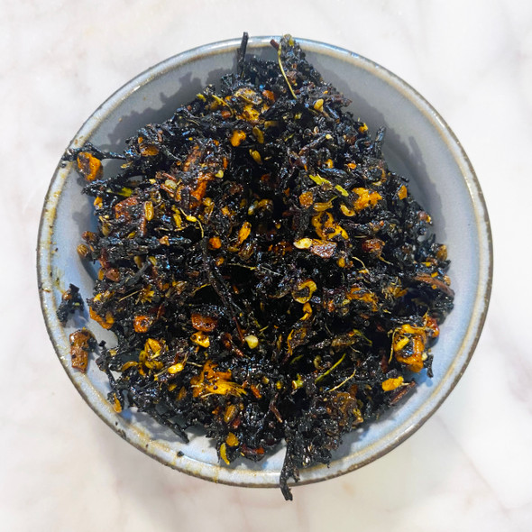 Raw Sticky Chai mix in a bowl