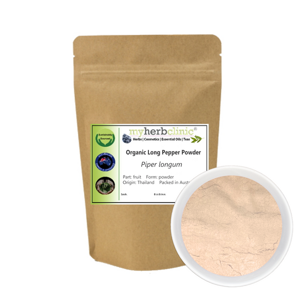 MY HERB CLINIC ® LONG PEPPER POWDER ORGANIC - PIPPALI Piper longum GOURMET PEPPER