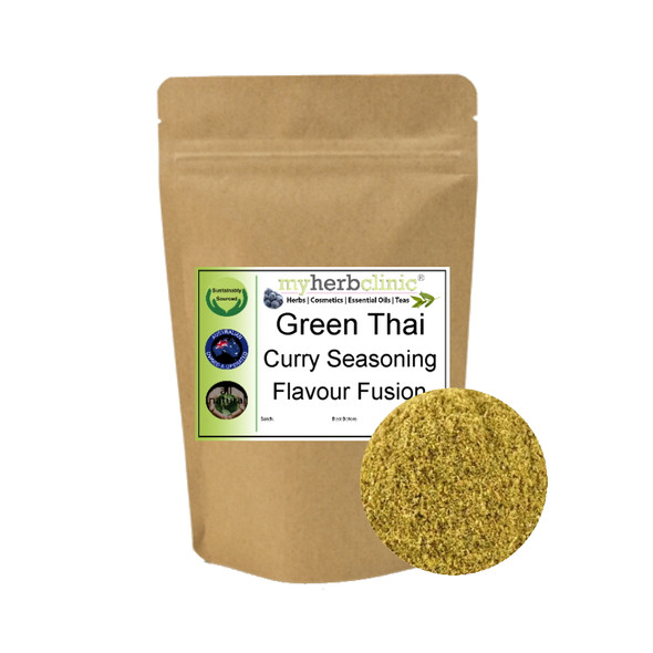 MY HERB CLINIC ® GREEN THAI CURRY SPICE MIX - GOURMET FLAVOUR FUSION BLEND 100g