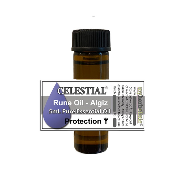 CELESTIAL ® ALGIZ LIVING ENERGY DIFFUSER 5ml RUNE OIL - PROTECTION 