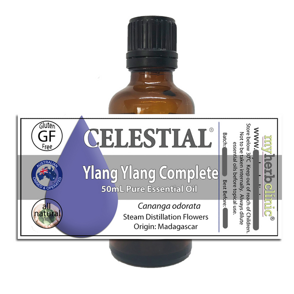 CELESTIAL ® YLANG YLANG COMPLETE ORGANIC ESSENTIAL OIL - APHRODISIAC