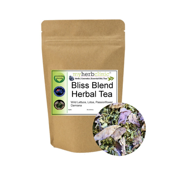 MY HERB CLINIC ® BLISS HERBAL TEA - MELLOW RELAX PUFF - AN ENCHANTING BLEND