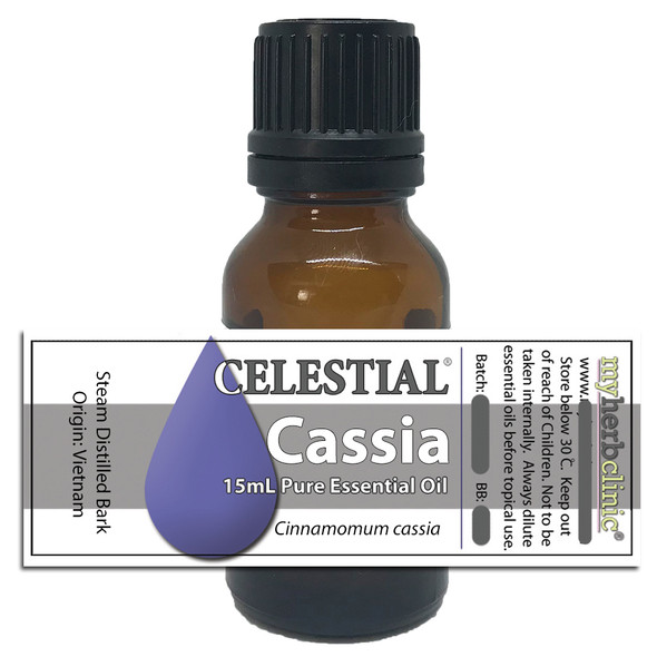 CELESTIAL ® CASSIA ESSENTIAL OIL - DEPRESSION STRESS Cinnamomum cassia