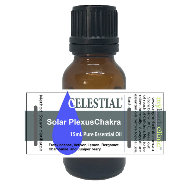 CELESTIAL ® SOLAR PLEXUS CHAKRA ESSENTIAL OIL - I CONTROL - PERSONAL POWER