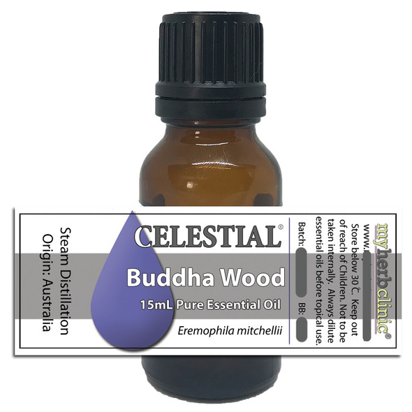 CELESTIAL ® BUDDHA WOOD THERAPEUTIC GRADE 100% ESSENTIAL OIL - AUSTRALIAN NATIVE - CALMING