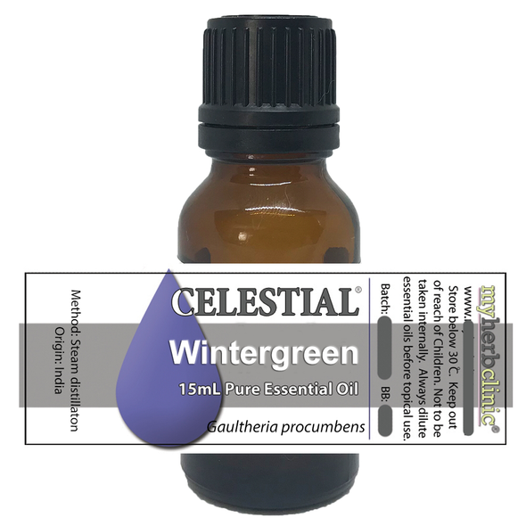 CELESTIAL ® WINTERGREEN THERAPEUTIC ESSENTIAL OIL STIMULATING UPLIFTING REFRESH