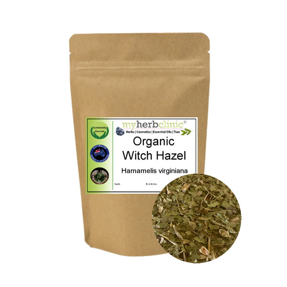 MY HERB CLINIC ® WITCH HAZEL ORGANIC Hamamelis virginiana PREMIUM FRESH HERBAL