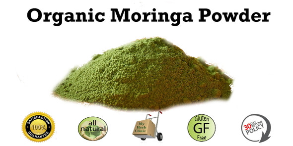 MY HERB CLINIC ® MORINGA LEAF POWDER ORGANIC HERBAL TEA - HEALING TREE