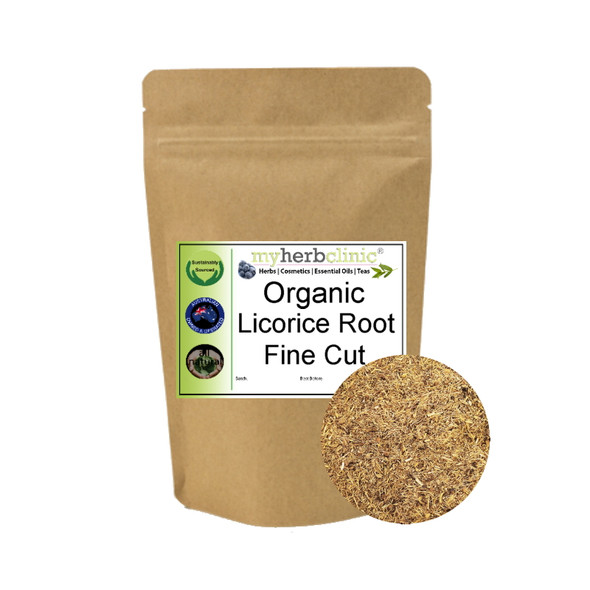 MY HERB CLINIC ® ORGANIC LICORICE ROOT POWDER NATUROPATHICALLY PREPARED