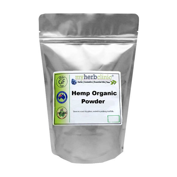 MY HERB CLINIC ® HEMP POWDER ORGANIC - ANTIOXIDANTS MINERALS FIBER OMEGA  3 & 6