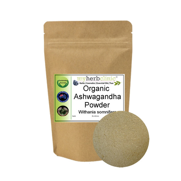 MY HERB CLINIC ® ORGANIC ASHWAGANDHA WITHANIA POWDER ADAPTOGEN ENERGY QI FATIGUE MY HERB CLINIC ® ORGANIC ASHWAGANDHA WITHANIA POWDER ADAPTOGEN ENERGY QI FATIGUE