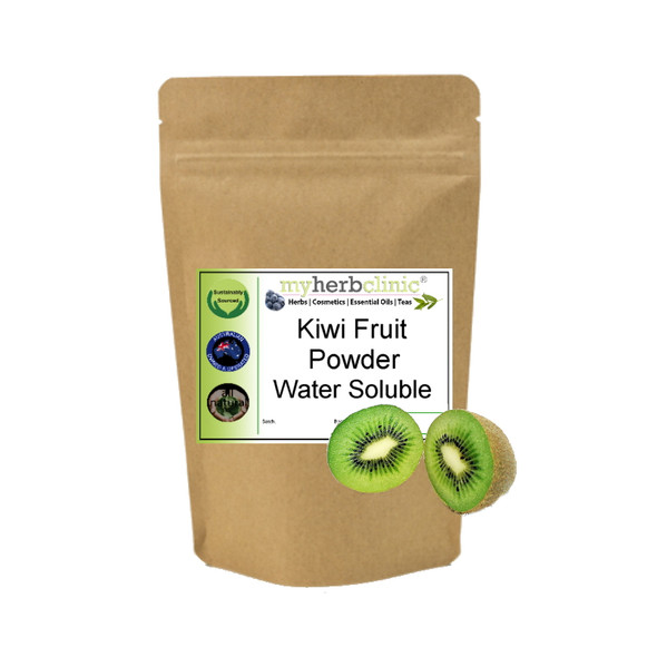 MY HERB CLINIC ® Kiwi Fruit Water Soluble Powder – fine green kiwi extract powder in resealable pouch