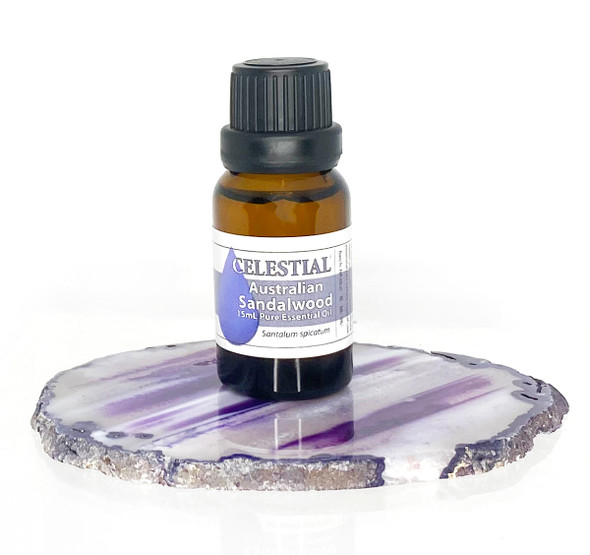 CELESTIAL ® AUSTRALIAN SANDALWOOD THERAPEUTIC GRADE ESSENTIAL OIL Santalum spicatum