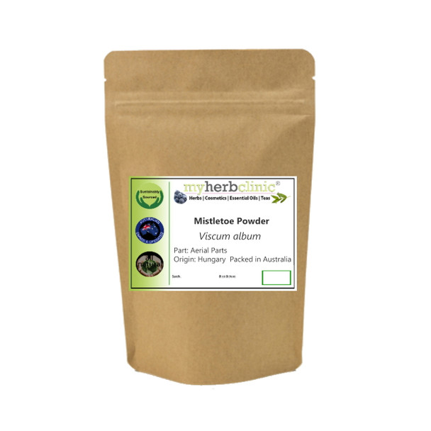 MY HERB CLINIC ® MISTLETOE POWDER HERBAL TEA ~ BLOOD PRESSURE SLEEP IMMUNE INFLAMMATION