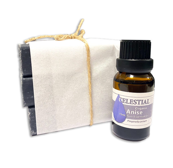 CELESTIAL ® ANISE LICORICE BLISS 15ml ORGANIC ESSENTIAL OIL & SOAP BARS Set