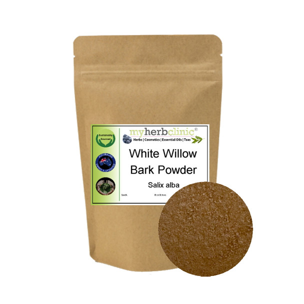 MY HERB CLINIC ® WHITE WILLOW BARK POWDER - 1ST GRADE QUALITY - NATURAL HERBAL