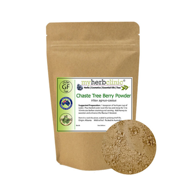 MY HERB CLINIC ® CHASTE TREE BERRY POWDER ~ NATUROPATHIC - WOMENS HEALTH