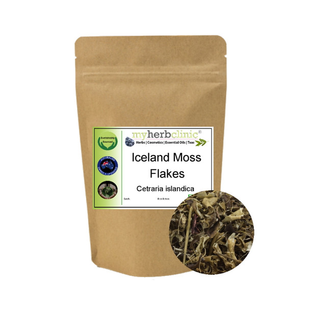 MY HERB CLINIC ® ICELAND MOSS Cetraria icelandica - WINTER WELLNESS - HERB TEA