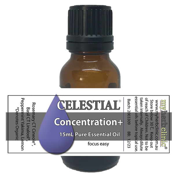 CELESTIAL ® CONCENTRATION + AROMATHERAPY ESSENTIAL OIL BLEND FOCUS STUDY CELESTIAL ® CONCENTRATION + AROMATHERAPY ESSENTIAL OIL BLEND FOCUS STUDY
