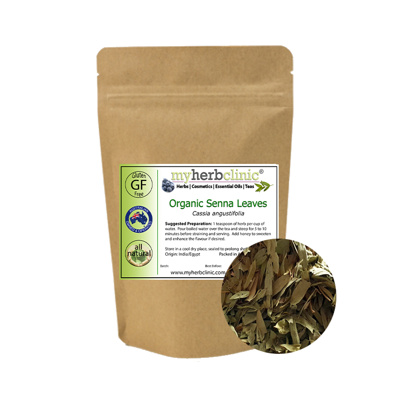 MY HERB CLINIC ® SENNA LEAF ORGANIC HERBAL TEA INFUSION TISANE