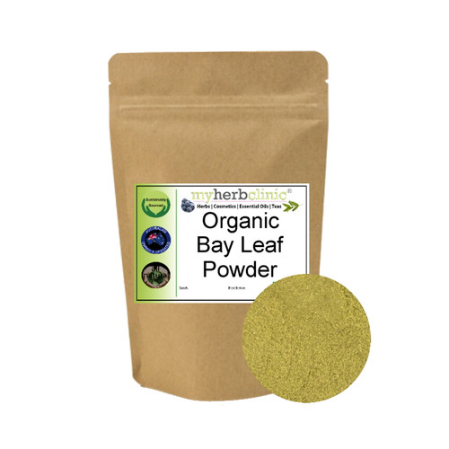 MY HERB CLINIC ® BAY LEAF ORGANIC POWDER VITAMINS A B6 & C IMMUNE