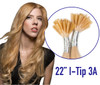 22" I-Tip Hair Extensions 50 Strands 3A