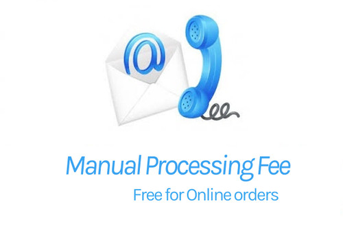 Phone Manual Order Handling Fee (Free of charge for Self Check Out)