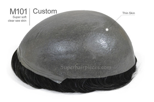 Custom Made M101 Poly Thin Skin Hairpiece