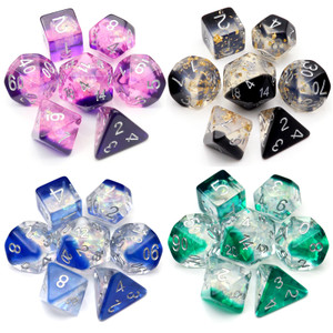 mylar resin dnd dice set mylar resin dnd dice set