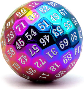solid metal d100 dice solid metal d100 dice