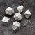 white turquoise, howlite, white turqoise dice, howlite dice, gemstone dice, stone dice, marble dice