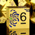 flower metal dnd dice set