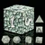 meteorite star metal dnd dice set