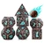 meteorite star metal dnd dice set