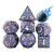meteorite star metal dnd dice set