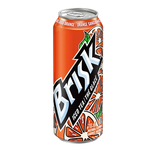 Brisk Blood Orange Iced Tea 710ml can Brisk Blood Orange Iced Tea 710ml can